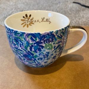 Lilly Pulitzer oversized floral coffee mug